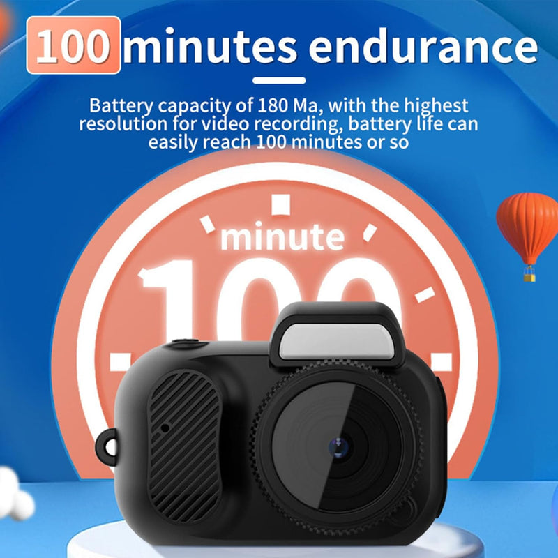 Mini-Digitalkamera mit 1080P-Farbdisplay und 100 Minuten Akkulaufzeit – Lurevo