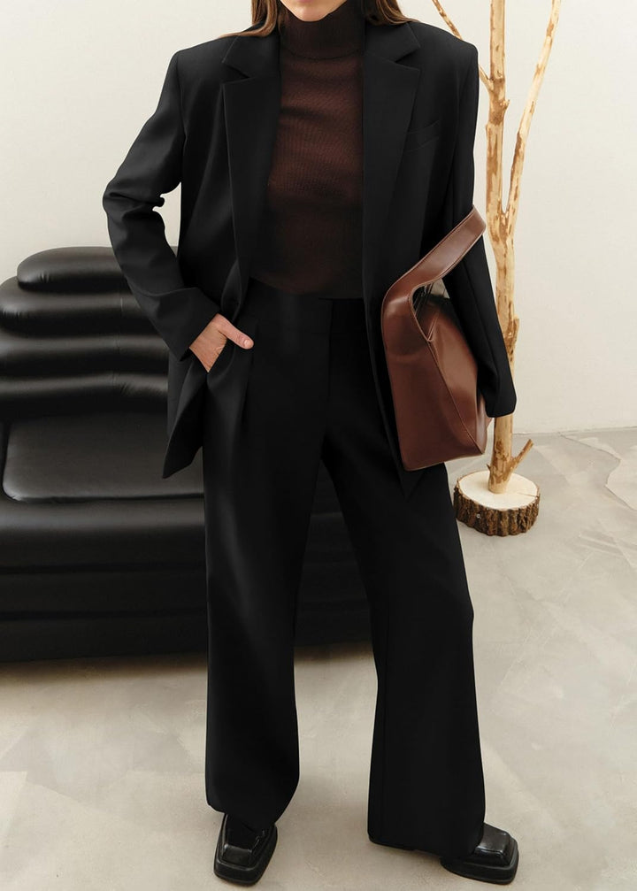 Stijlvolle Blazer en Pantalon Set - Mia