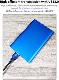 Draagbare 1TB USB 3.0 Harde Schijf met Metalen Behuizing en Hoge Snelheidsoverdracht – Dravero