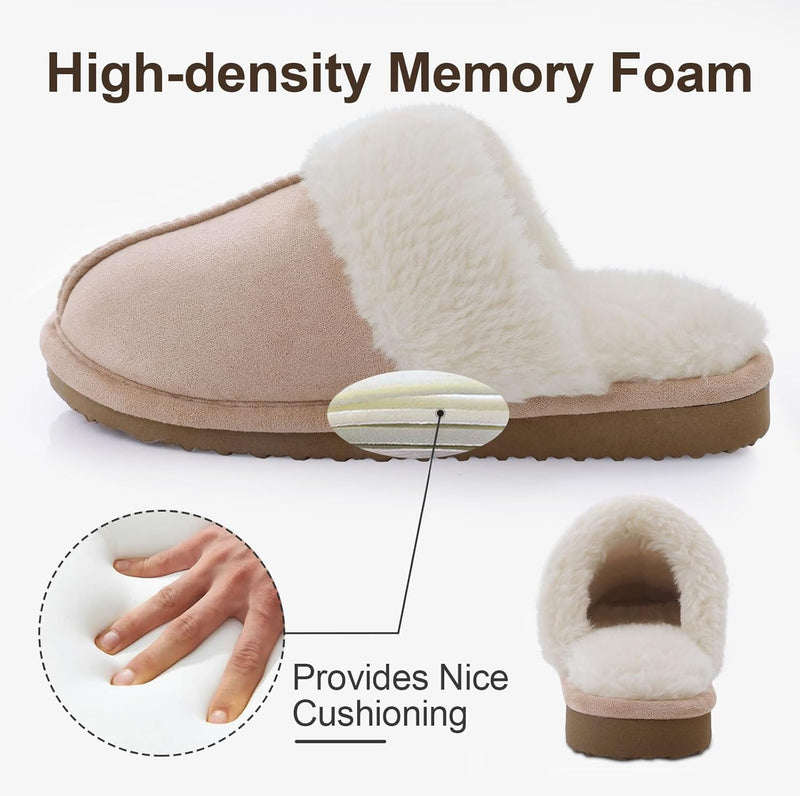 Flauschige Memory Foam Hausschuhe - SoftStep