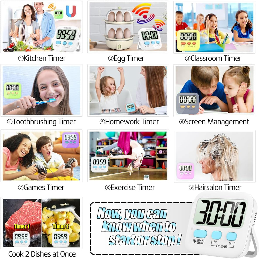 2-Pack Digitale Keukentimers - KitchenTick