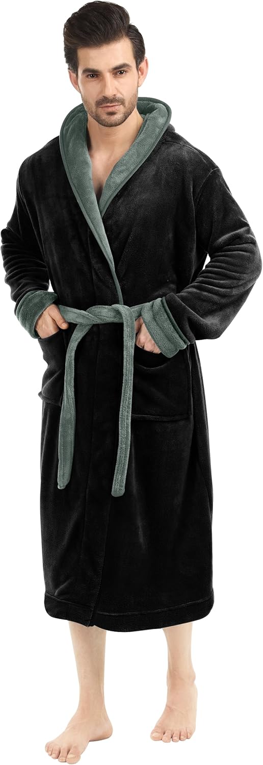 Bequemer Herren Fleece Bademantel - Harry