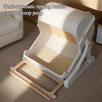 Automatische Geurloze Kattenbak met Open-Top Ontwerp – Felvora