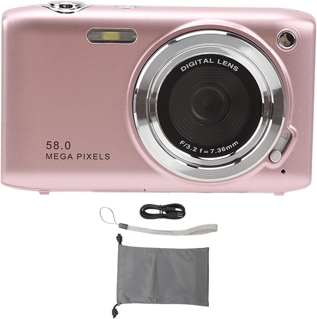 4K Compact Digitale Camera met 58MP Foto's en 16X Zoom – Lumora
