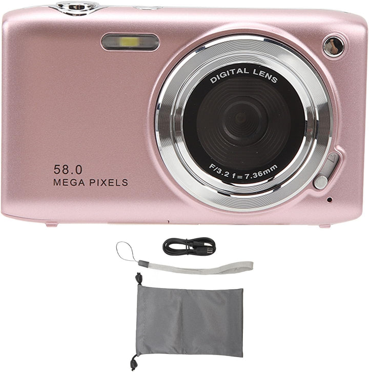 4K Compact Digitale Camera met 58MP Foto's en 16X Zoom – Lumora