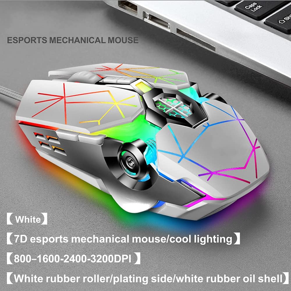 Mechanisch 87-toetsen gamingtoetsenbord met RGB-achtergrondverlichting en blauwe schakelaars