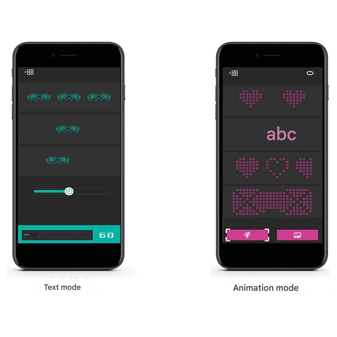 App-programmierbare LED Partybrille - GlowBeat