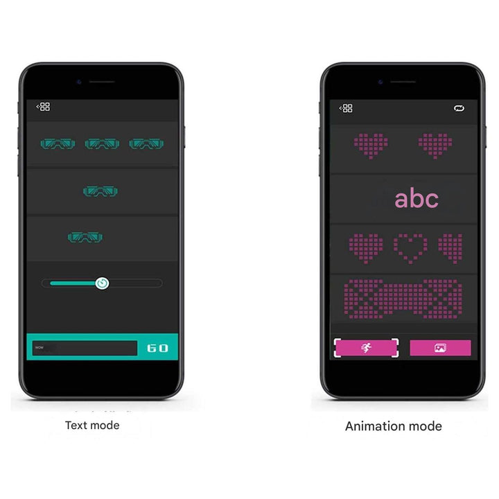 App-programmierbare LED Partybrille - GlowBeat