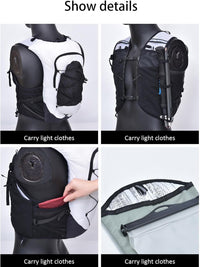 Laufwesten-Rucksack – Leichtes Hydrationspaket für Trailrunning & Radfahren – Alvory