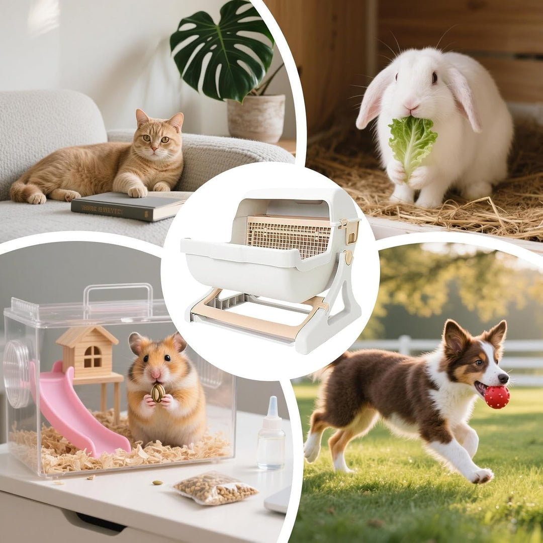 Automatische Geurloze Kattenbak met Open-Top Ontwerp – Felvora