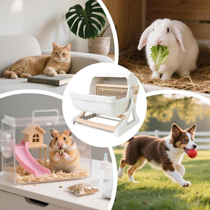 Automatische Geurloze Kattenbak met Open-Top Ontwerp – Felvora