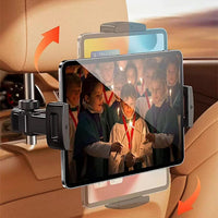 Tablet-Halterung für Auto-Kopfstütze – Verstellbare 360° Rücksitz-Halterung für Telefon & Tablet – Movira