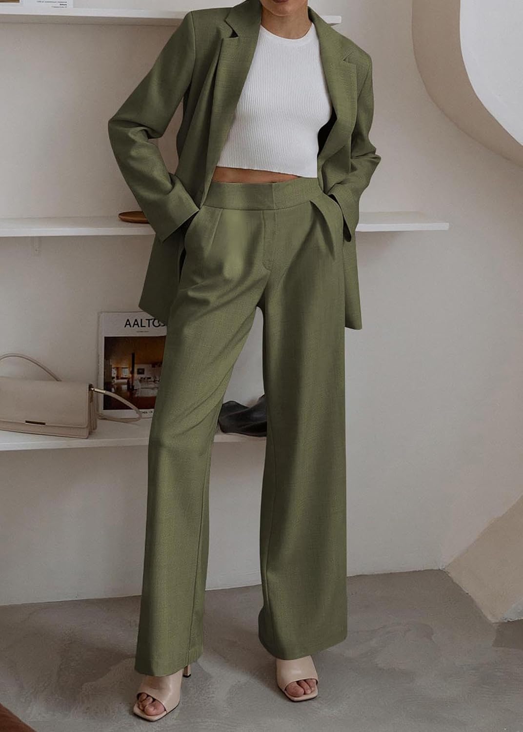 Stijlvolle Blazer en Pantalon Set - Mia