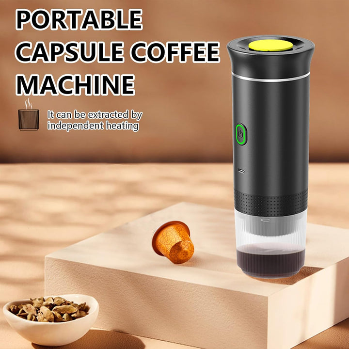 Draagbare 3-in-1 Espresso Koffiemaker met Oplaadbare Batterij – Raverno