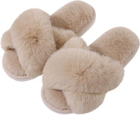 Fuzzy Slippers with Memory Foam - CloudStep