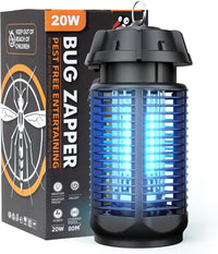 Electric Fly Killer with 20W UV Light and 4200V Grille, IPX4 Waterproof – Zeytra
