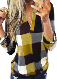 Stilvolle Casual Kariertes Damenhemd - Lara