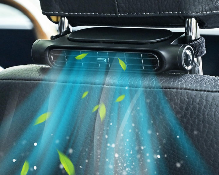 3 Speed ​​USB Car Cooling Fan &amp; Headrest Mount – AutoBreeze