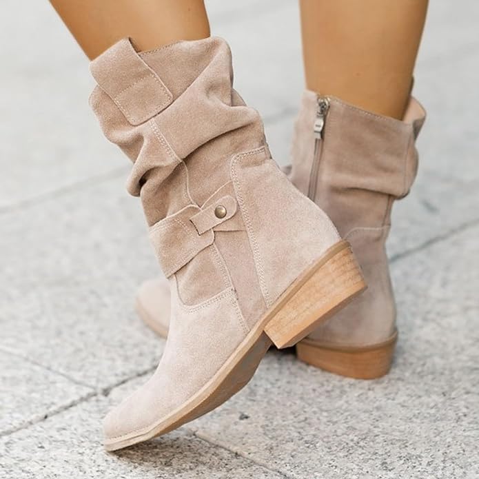FrostStyle Stiefel | Stilvolle halbhohe Winterstiefel für Frauen
