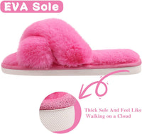 Fuzzy Slippers with Memory Foam - CloudStep