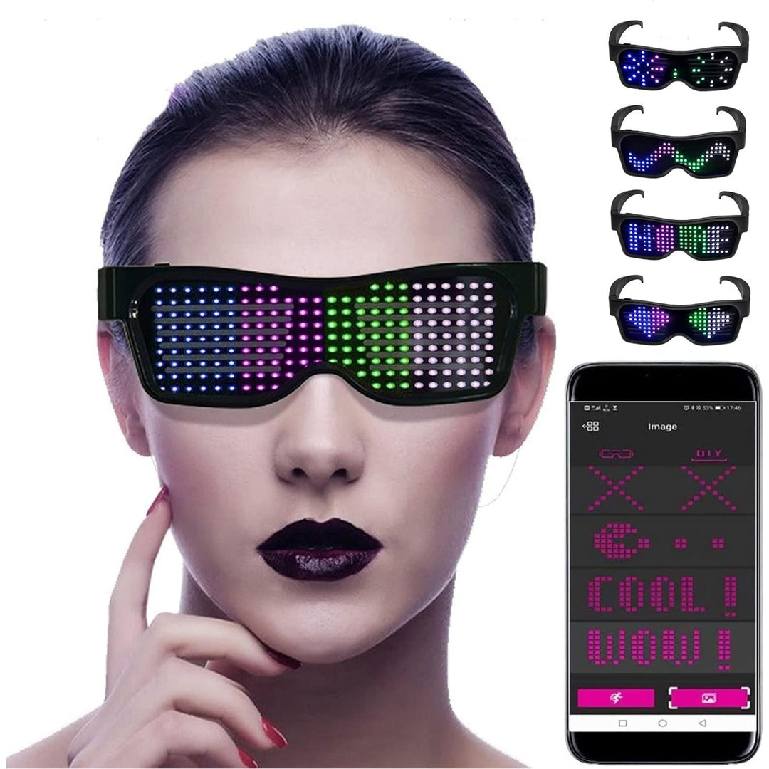 App-programmierbare LED Partybrille - GlowBeat