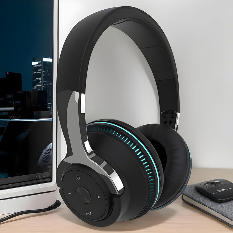 Vouwbare Draadloze Koptelefoon met RGB Lichten – Sonvix