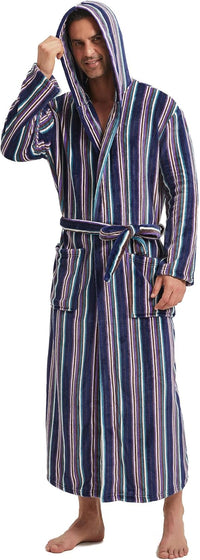 Bequemer Flanell Herren Bademantel - James