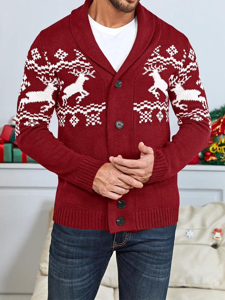 Bequemer gestrickter Herrenpullover - Lucas
