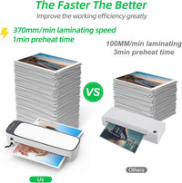 A3 Desktop Laminator Set met Hete & Koude Modus en 6-in-1 Functies – Lexaro