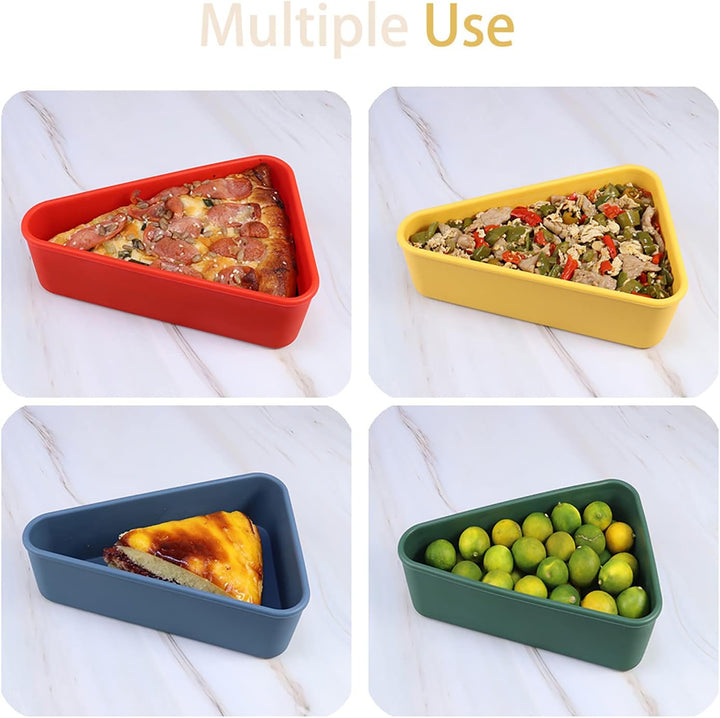 Reusable Pizza Storage Container with 2 Trays – SliceSafe