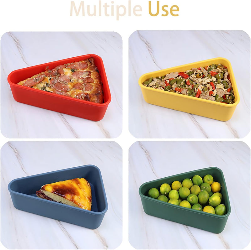 Reusable Pizza Storage Container with 2 Trays – SliceSafe