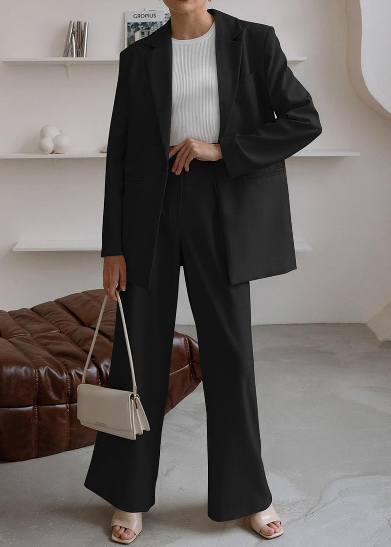 Stijlvolle Blazer en Pantalon Set - Mia