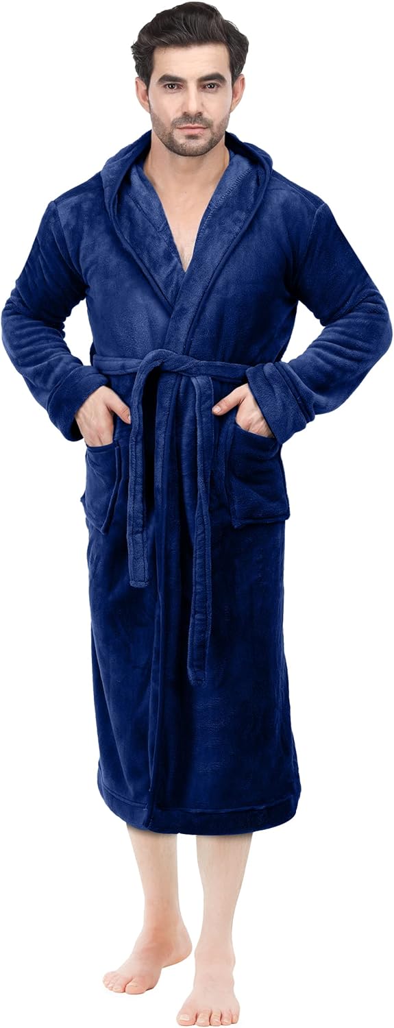Bequemer Herren Fleece Bademantel - Harry