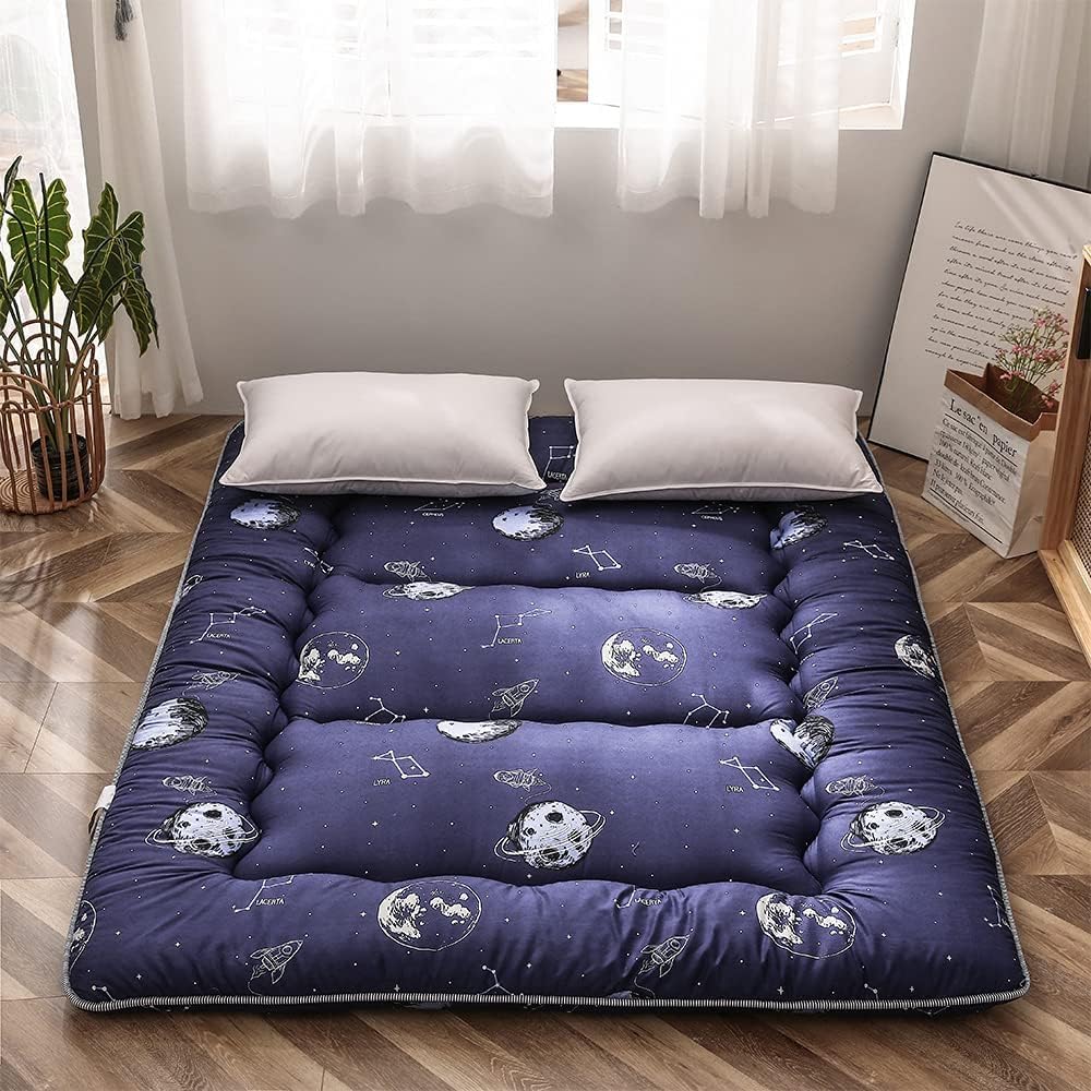 Folding Japanese Futon Floor Mattress with Memory Foam Support – Arivon