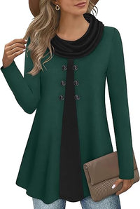 Stijlvolle Colorblock Pullover Sweatshirt voor Dames - Bella