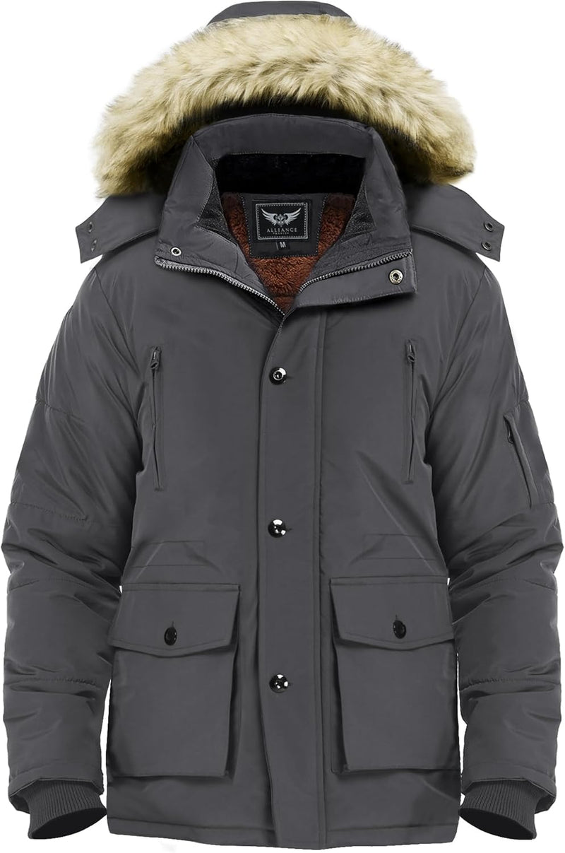 Winterjas met Afneembare Capuchon voor Heren - Gabriel
