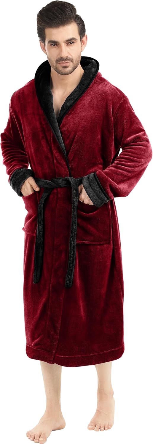 Bequemer Herren Fleece Bademantel - Harry