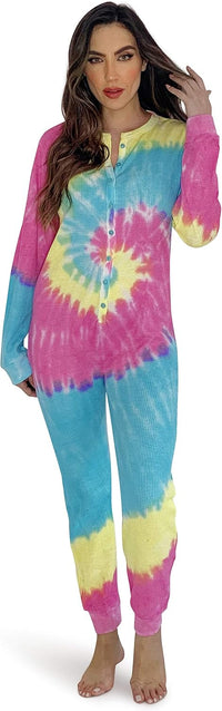 Thermo-Onesie mit Rundhalsausschnitt - CozyPlaid