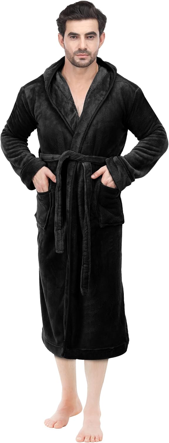 Bequemer Herren Fleece Bademantel - Harry