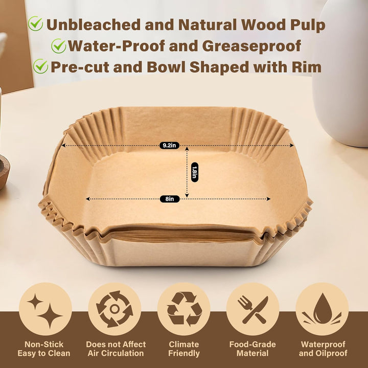 Antiaanbak Wegwerp Airfryer Liners - EasyCrisp