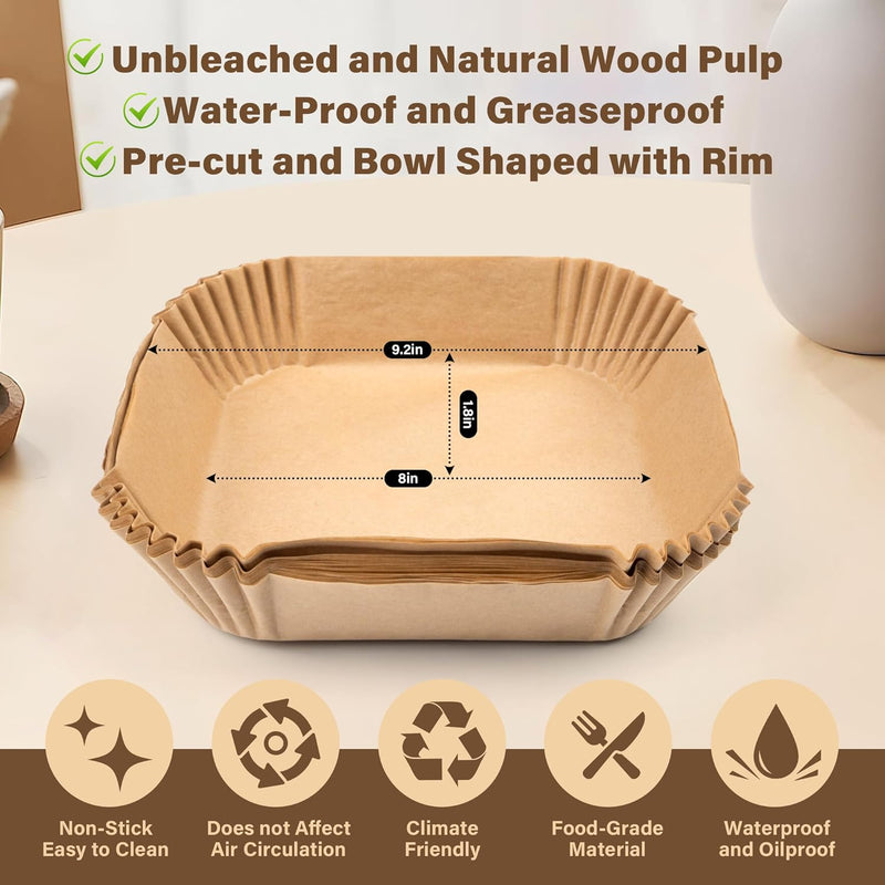 Antiaanbak Wegwerp Airfryer Liners - EasyCrisp