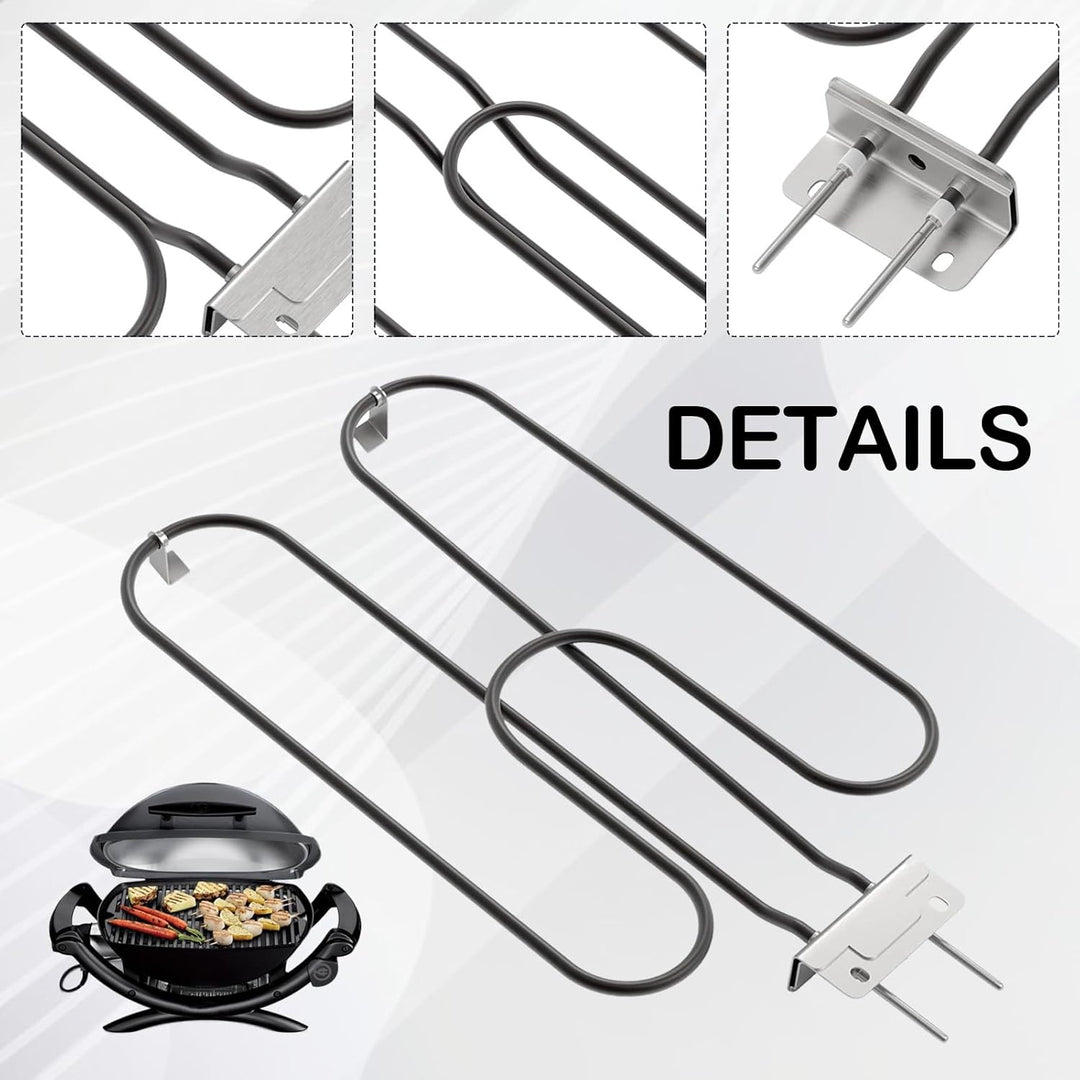 Hochleistungs-Heizspirale aus Edelstahl 2200W für elektrischen Outdoor-BBQ – Zeythra