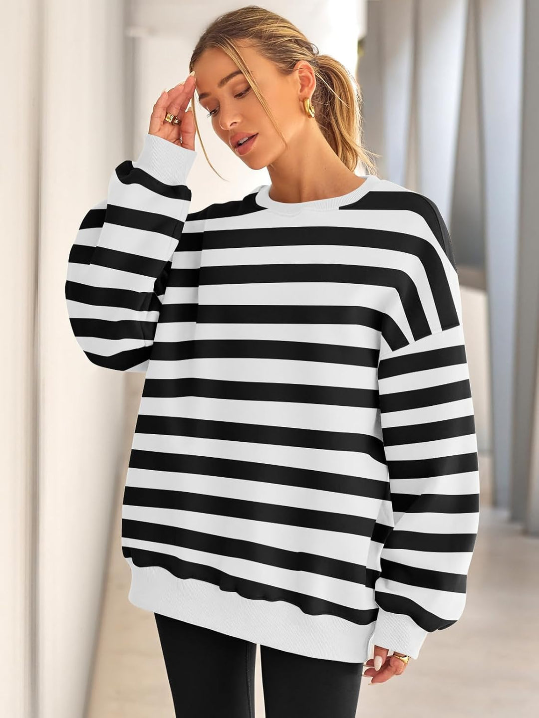 Bequemer Oversized Damenpullover - Ella