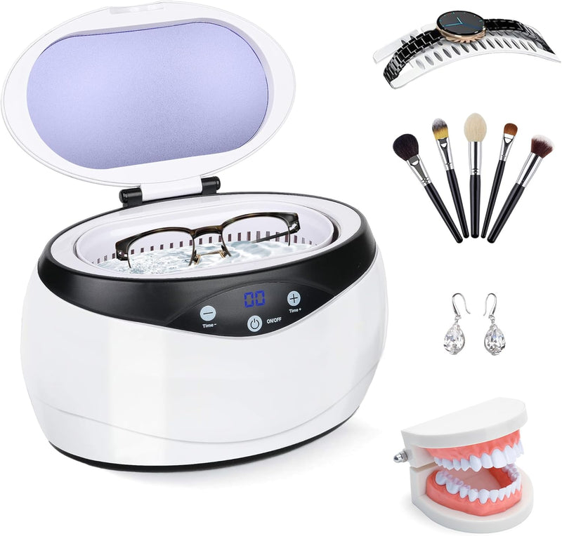 Ultrasonic Jewelry Cleaner 650ml with Watch Holder – ShineMate 