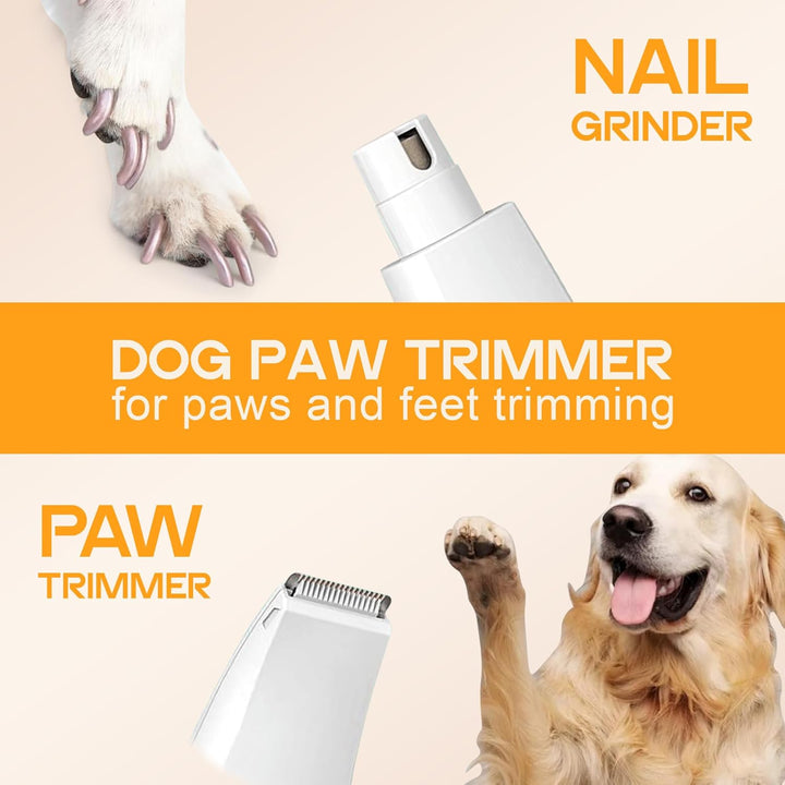 4-in-1 Cordless Pet Grooming Kit with Nail File – Velporo