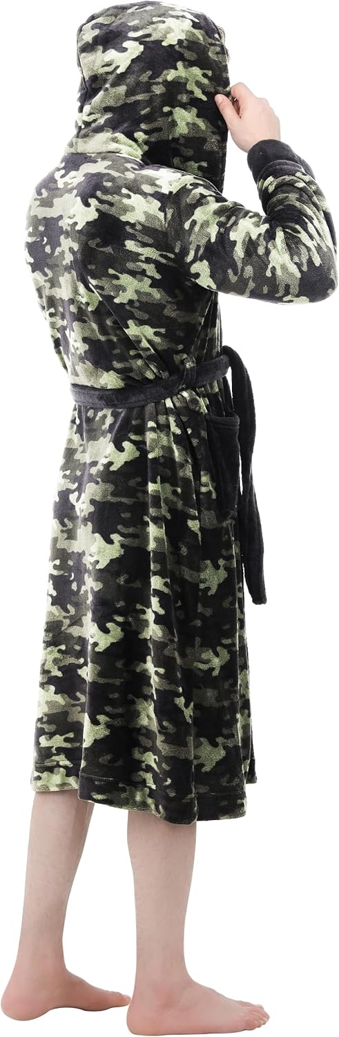 Bequemer Herren Fleece Bademantel - Harry