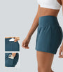Atmungsaktive & Schnell Trocknende High-Waist Damen-Fitnessshorts – Mirabella