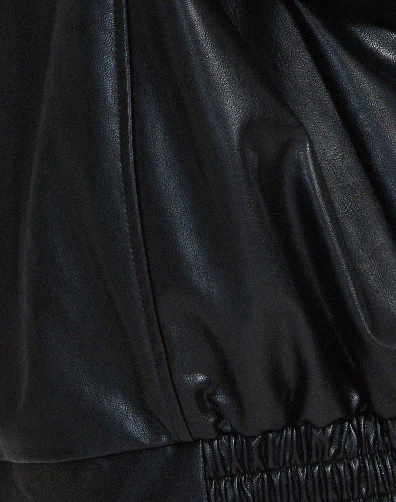 Oversized Los Leren Damesjasje – Yara