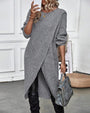 Stilvolles Einfarbiges Sweatkleid - Lina