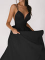 Trägerkleid mit V-Ausschnitt - Noa